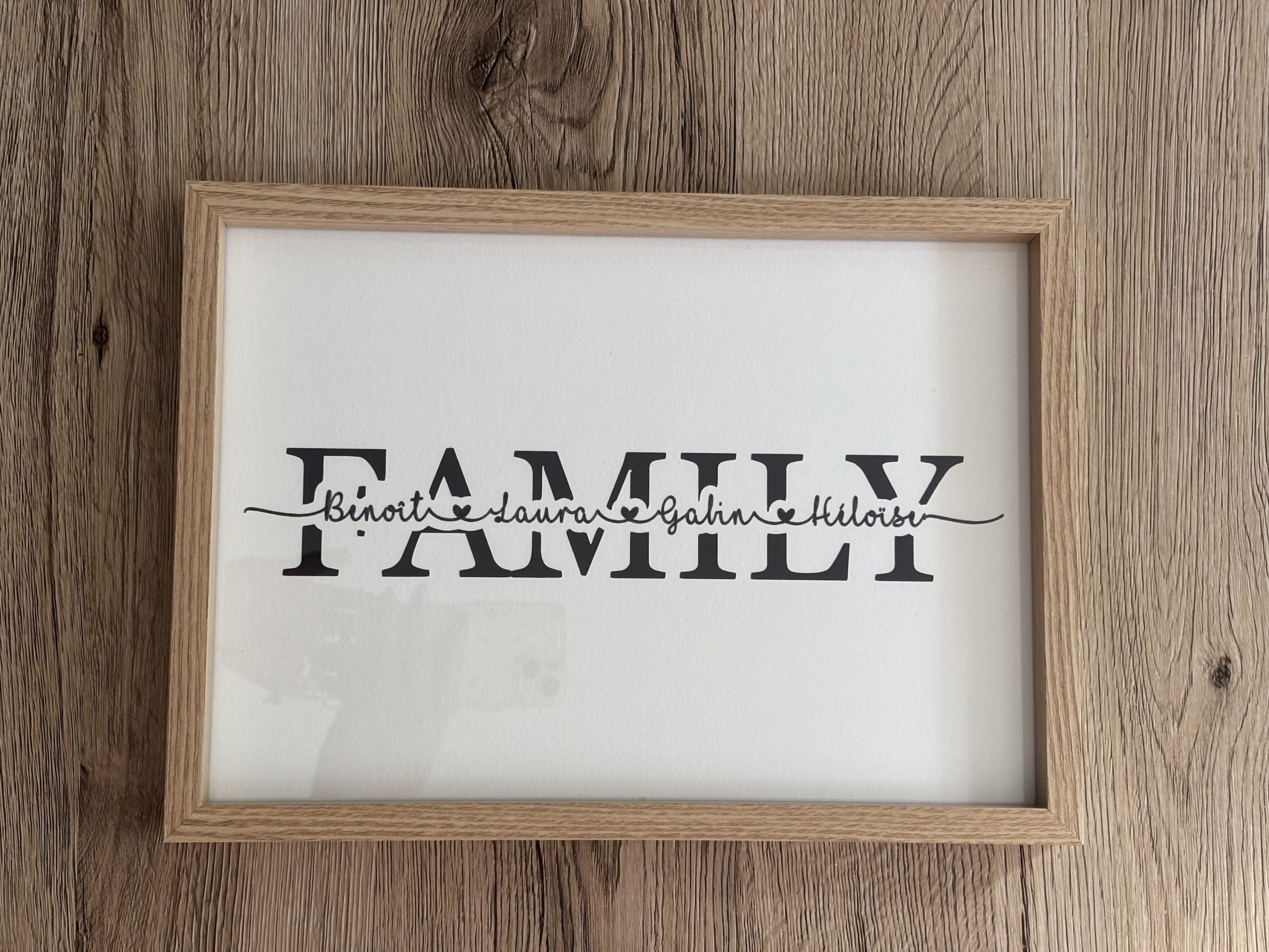 Cadre « FAMILY » personnalisé – Image 2