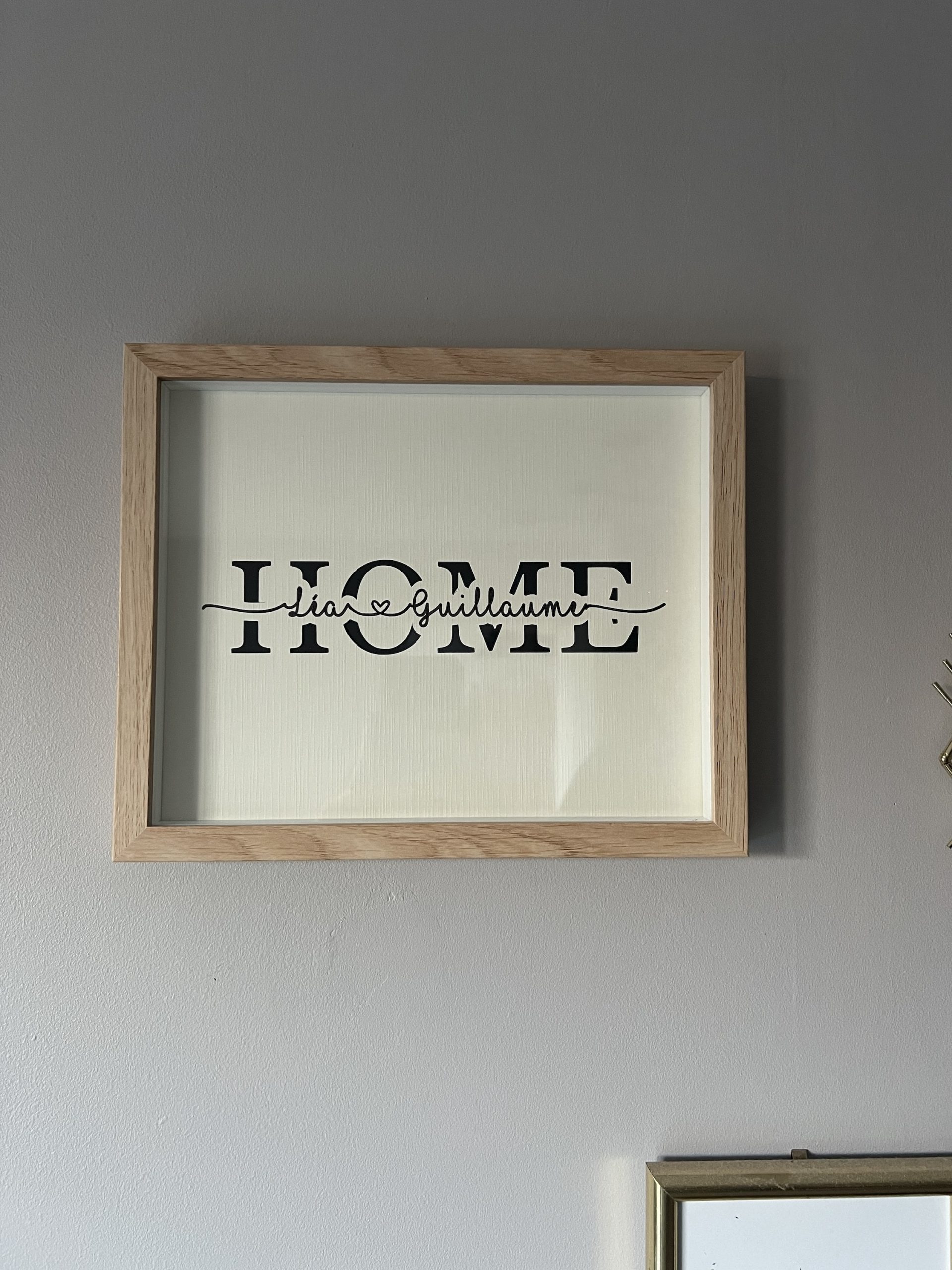 Cadre « HOME » personnalisé – Image 3